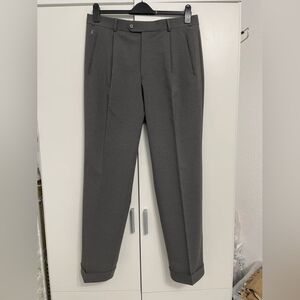 Elegant Women's Gray Wide Leg Pants
